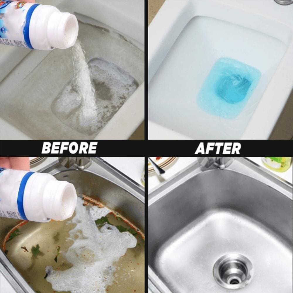 Pulbere activa pentru desfundat scurgerile