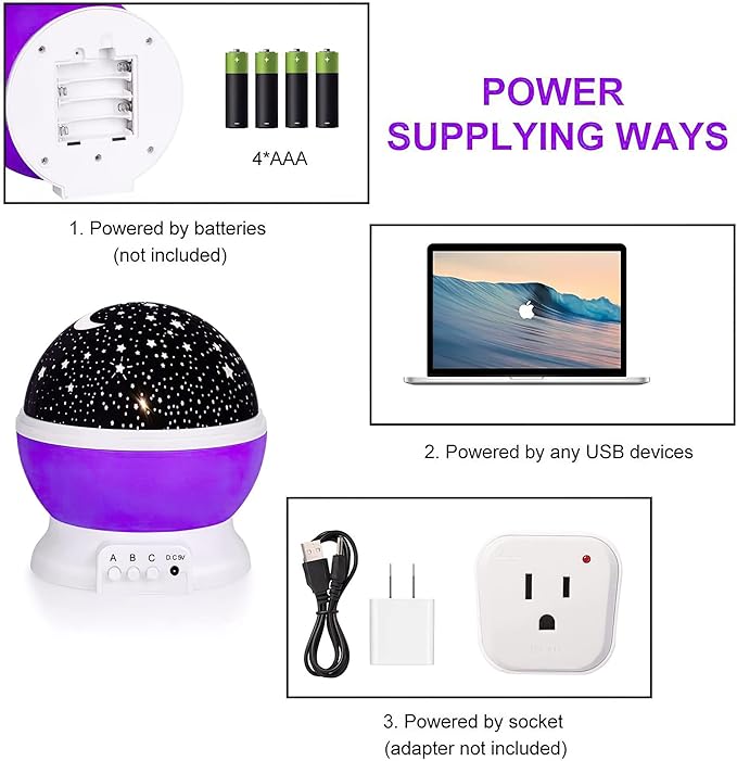 Lampă Cu Boxă Bluetooth si Proiecție de Stele