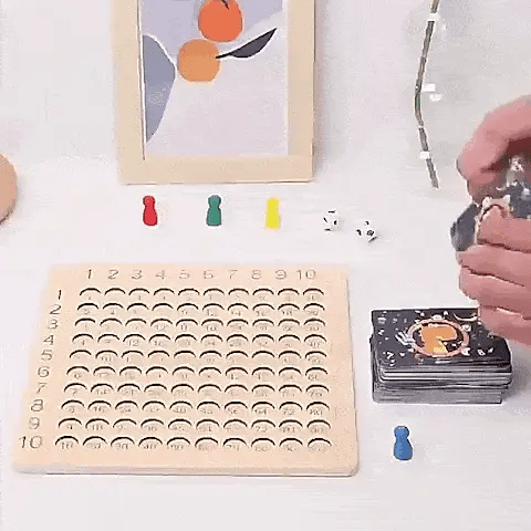 Tabla educativa pentru invatarea inmultirii