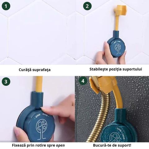 Suport flexibil 360grade pentru dus