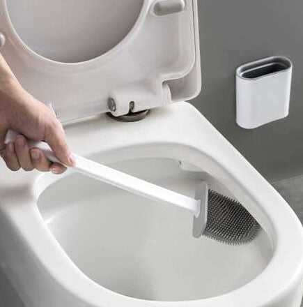 Perie silicon pentru toaleta