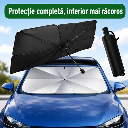 Parasolar Auto cu Umbrelă – Reduce Temperatura cu până la 15°C Instant