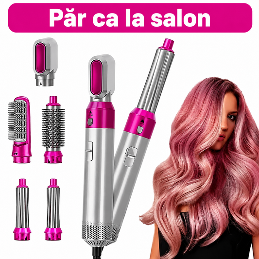 Styler 5 în 1 – Uscare, volum, bucle și îndreptare