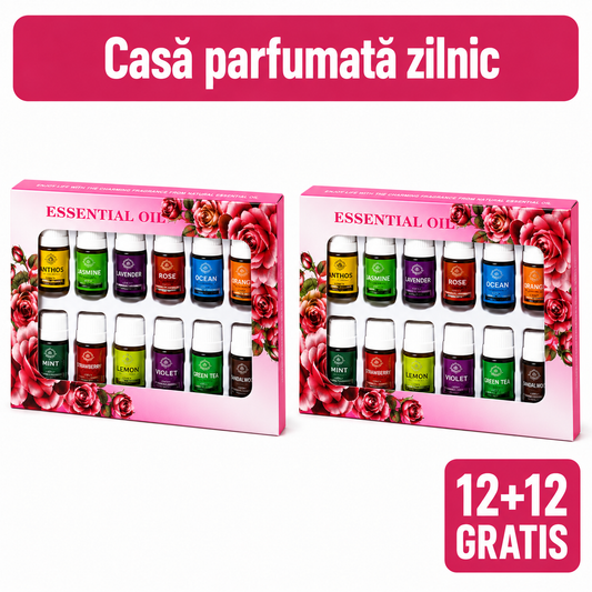 12 Uleiuri esentiale - cu câteva picături aerul devine proaspăt