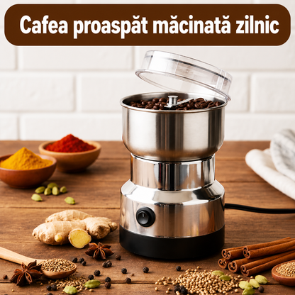 Râșniță Electrică 150W cu Lame Inox – Cafea Proaspătă Măcinată în 10 Secunde, Acasă .