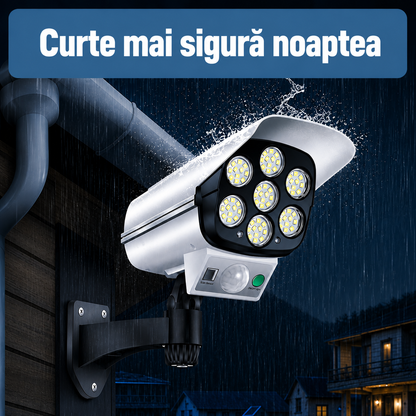 Securitate și vizibilitate într-o singură lampă solară
