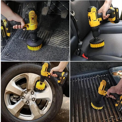 Perie de lustruit pentru bormașină – Ideal pentru curățenie rapidă