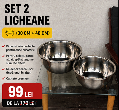 Ligheane Inox Premium – Rezistente, Practice, pentru Ani de Zile