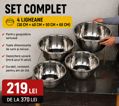 Ligheane Inox Premium – Rezistente, Practice, pentru Ani de Zile