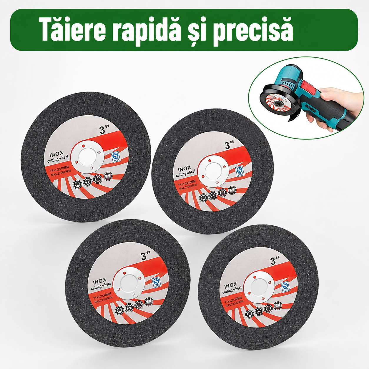 Set 4 Discuri de Tăiere - UpSell