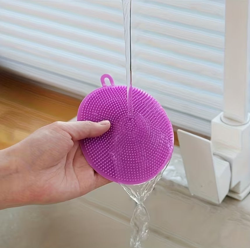 Set 2 bureți silicon Premium reutilizabili – Adio bureți murdari și bacterii