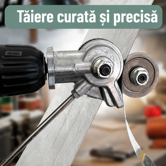 Taie metalul ca un profesionist, direct cu bormașina ta