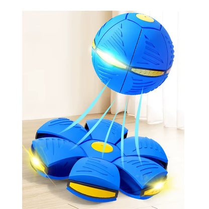 Minge Zburătoare Magică 2în1 – Se Transformă Instant în Frisbee Flying Saucer Ball