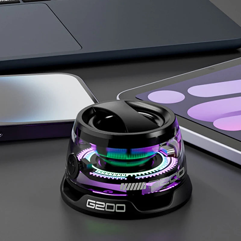 Boxă Bluetooth Magnetică – Bass Puternic + Suport