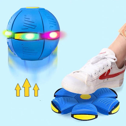 Minge Zburătoare Magică 2în1 – Se Transformă Instant în Frisbee Flying Saucer Ball