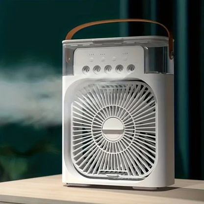 Mini Aer Cooler USB cu 3 Viteze, Aromaterapie și Pulverizare – Ideal pentru Birou și Dormitor