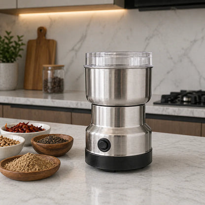 Râșniță Electrică 150W cu Lame Inox – Cafea Proaspătă Măcinată în 10 Secunde, Acasă .