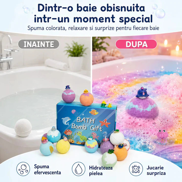 Copilul Tău Nu Vrea La Baie? – Încearcă Bilele Cu Surpriză