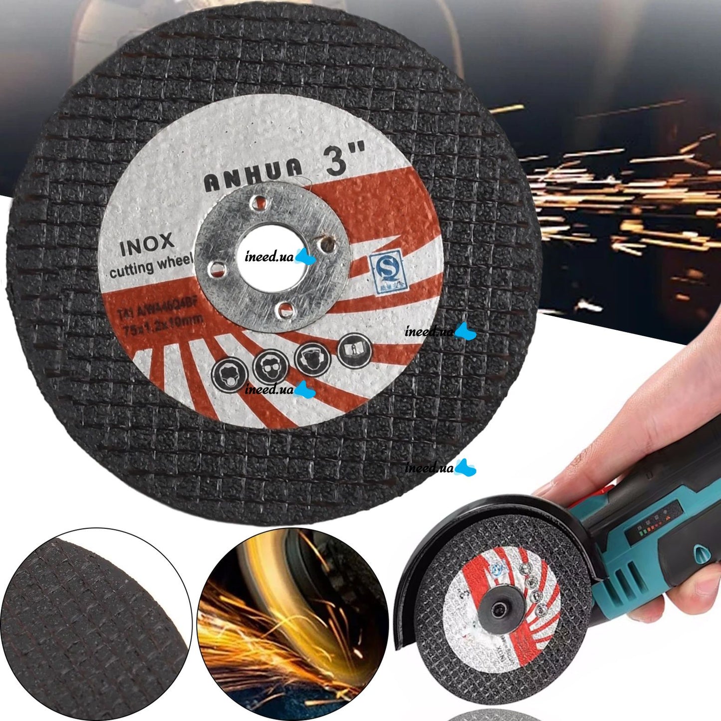 Set 4 Discuri De Tăiere + 4 Gratis, Pentru Polizorul Tău Fără Fir