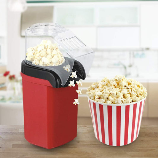 Aparat de Popcorn cu Aer Cald – Fără Ulei, Gata în 2 Minute, 98% Boabe Expandate