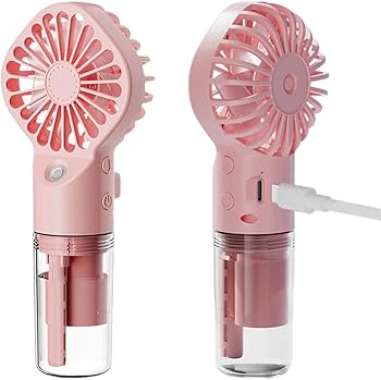 Ventilator Portabil cu Pulverizator de Apă – 4 Viteze, Răcorire Instantă Oriunde