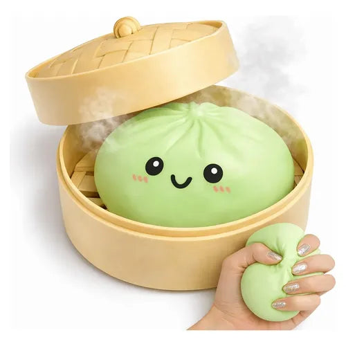Squishy Anti-Stres Dumpling – Se Modelează Perfect, Efect Calmant Instant