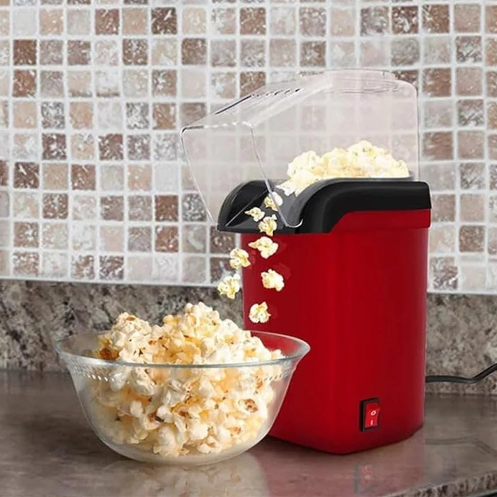 Aparat de Popcorn cu Aer Cald – Fără Ulei, Gata în 2 Minute, 98% Boabe Expandate