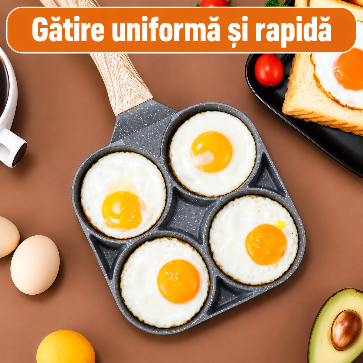 Tigaia Care Îți Prăjește Patru Ouă Deodată