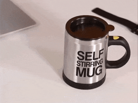 Cana cu amestecare automată SELF STIRRING MUG