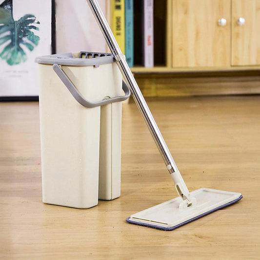 Mop cu Găleată și două rezerve – Fără Mizerie, Fără Mâini Umede