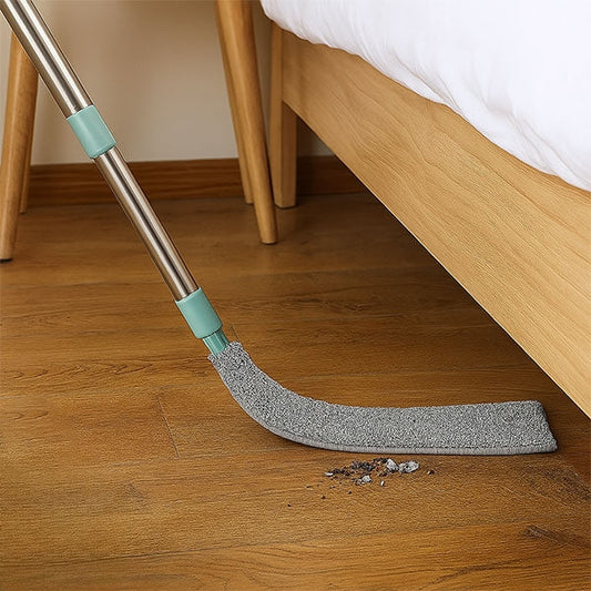 Mop Flexibil din Microfibră – Ajunge Unde Aspiratorul Nu Poate