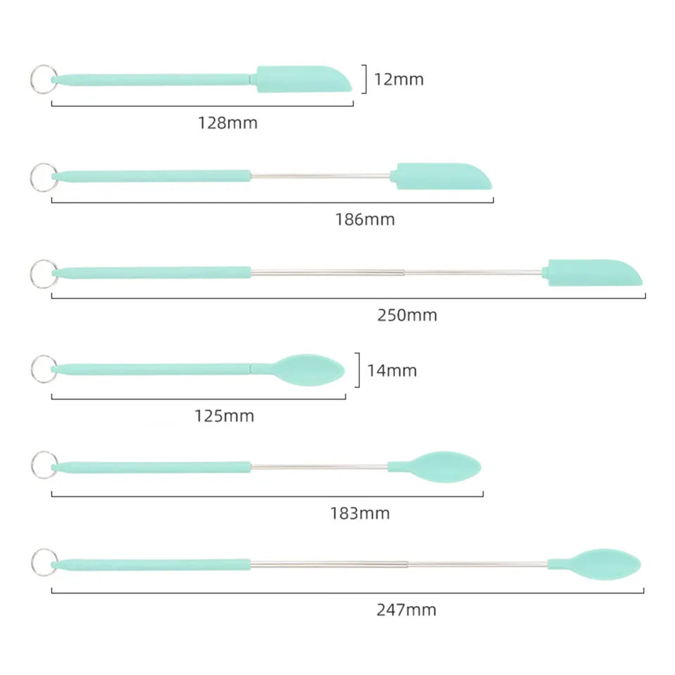 Mini spatula telescopica